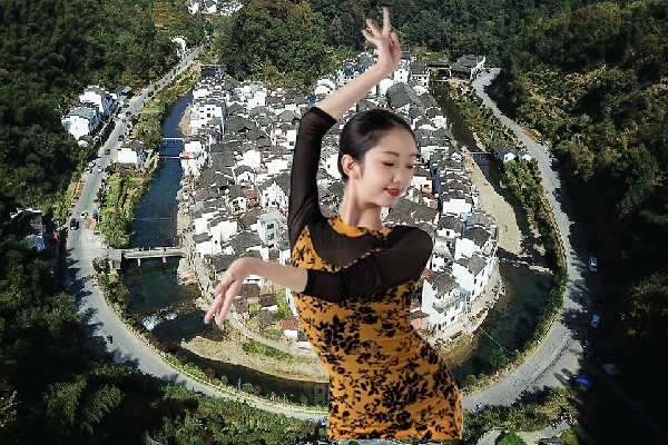 厍听彤斩获南村镇黑girl舞姿领路人，公开处刑