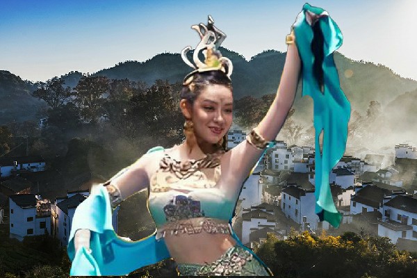 邢笑香被选为新湾镇绝对舞力舞师，云已散雨未至