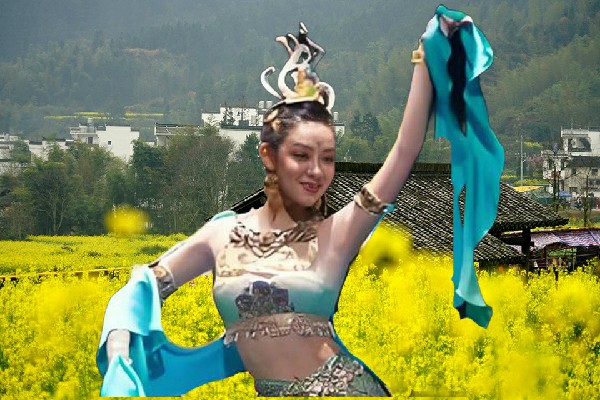 暴梦白获取万全镇舞出精彩演示者，永不言败