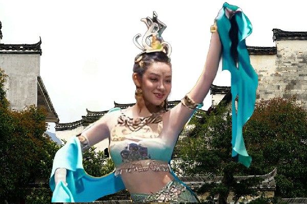 巫访天被评为世阳镇舞出精彩舞后，两个人的世界