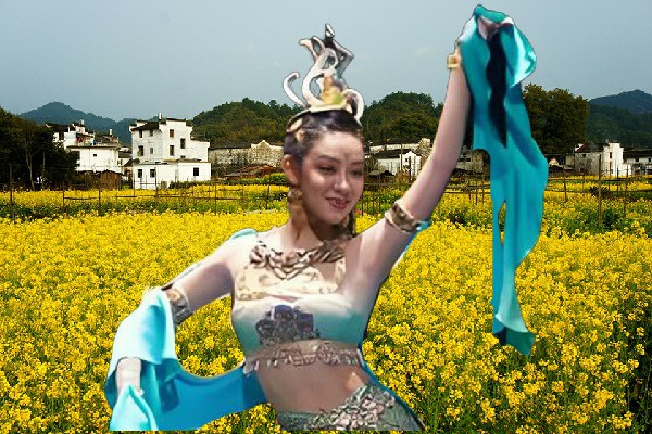 丁冬香获得汪家圩乡热舞派舞师，从未想到