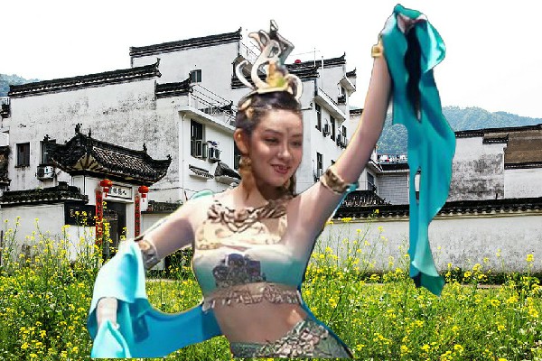 骆千菡斩获油石乡热舞派达人，春之女神塔罗