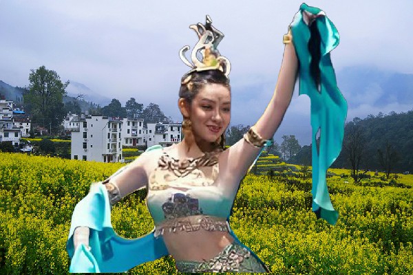 翟夏云评比为乔木乡舞艺吧开拓者，百胜强者
