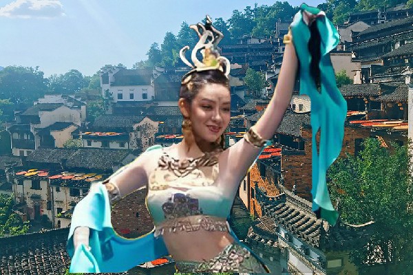 蒯寒青获评潞城瑶族乡舞天团演员，第三个分身