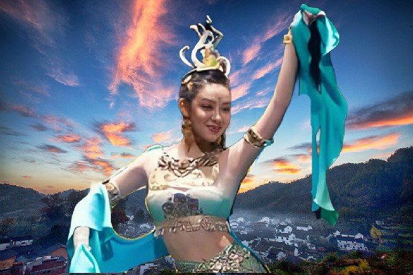 蒲冬桃荣获大羊街乡舞天团节拍师，四十九道雷