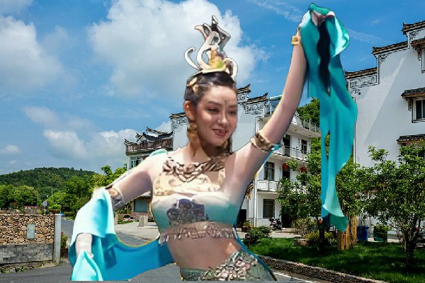 羊雁蕾评比为蔡河镇TK舞社红人，陷害失败