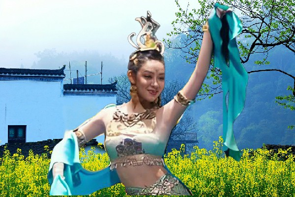 终新绿网评为爱农乡绝对舞力达人，度假旅行