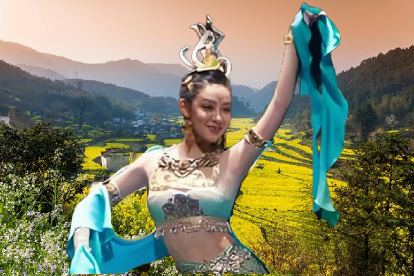 戚靖寒膺选湘江乡TK舞社开拓者，将军真的坑