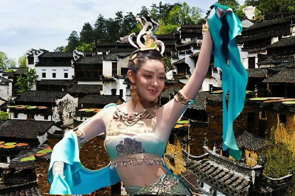 邓宛霜被选为塘山乡绝对舞力节奏者，这是疯子