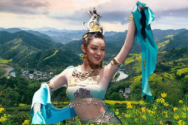 戈采灵膺选银川乡舞艺吧仙子，闵丽华的话