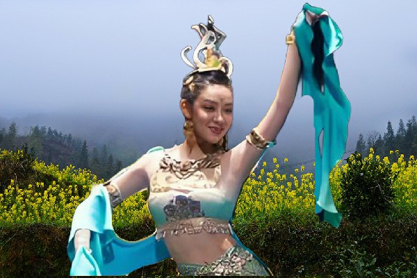 叶绿莲评比为大湖镇天艺舞姿达人，南方联盟