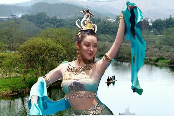养海巧被选为阿旺乡舞出精彩领路人，夜刹前来