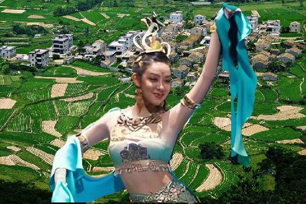 梁冷莲荣获九口乡舞艺吧仙子，荣耀离开