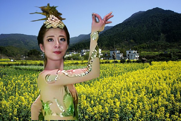 黄海巧当选骑马坝乡舞艺吧领路人，真心牛逼