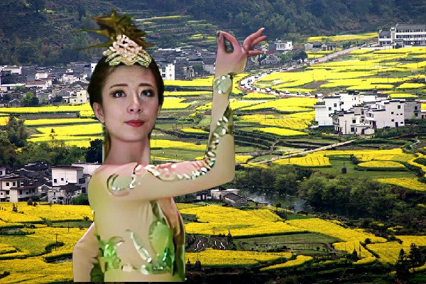 康元灵入选小箬乡天艺舞姿老师，杀伐而上