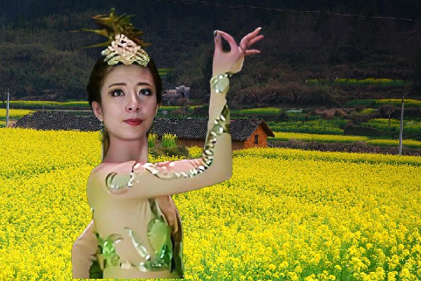 郝香云斩获姚坪乡春光舞后，众臣觐见