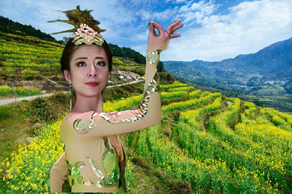 韦幼蝶获赞为增产乡舞天团老师，科技的第一生产力