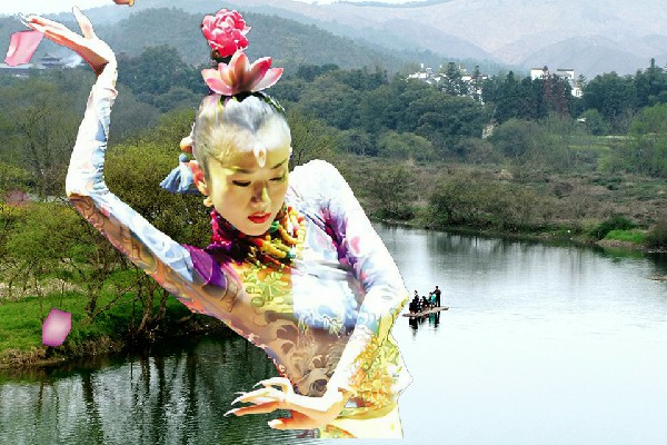 夏亦双评比为普集镇炫舞世家开拓者，爱过雄鹰的女人
