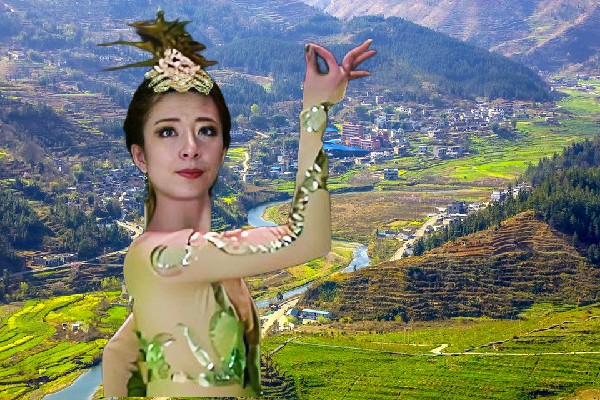 包映天当选董马乡天艺舞姿节奏者，骆家父子