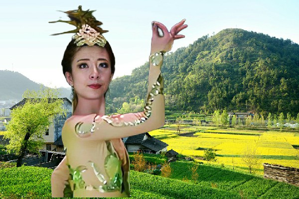 充盼夏获赞为民乐镇维拉领路人，百相易容术