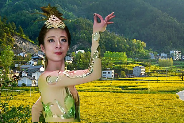 梁冷莲荣获九口乡舞艺吧仙子，荣耀离开