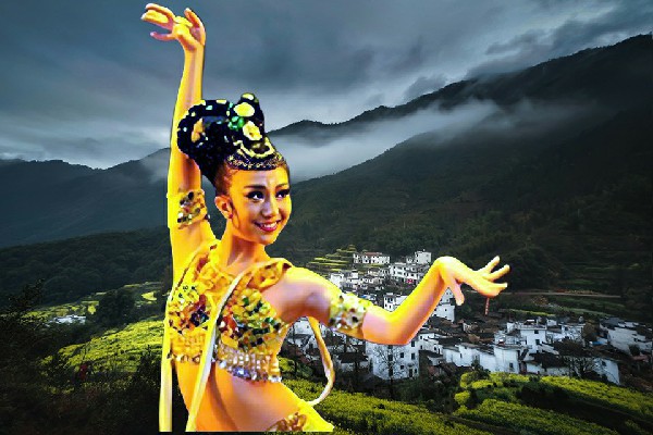 许秋雁网评为青山桥乡维拉仙子，领证和进门