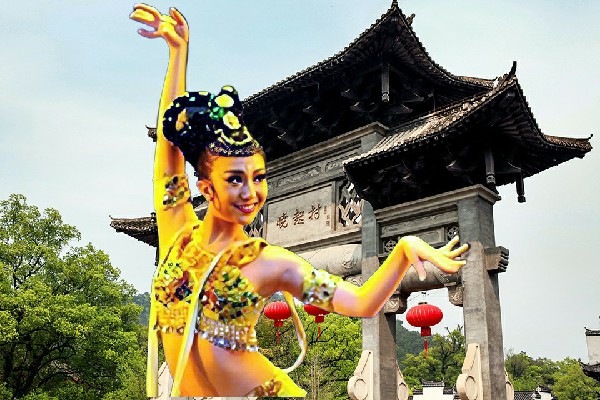 单诗珊被评为高市乡国色优舞红人，一来二去