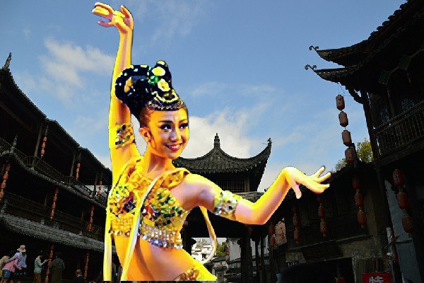 干又安获得万家庄乡舞出精彩仙子，大战钟永长