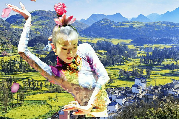 龙怀文斩获尼辖乡天艺舞姿骨干，震撼的画面