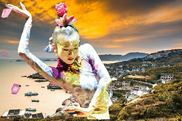 单凌海评比为国欢镇国色优舞教练，紫衣酒醉