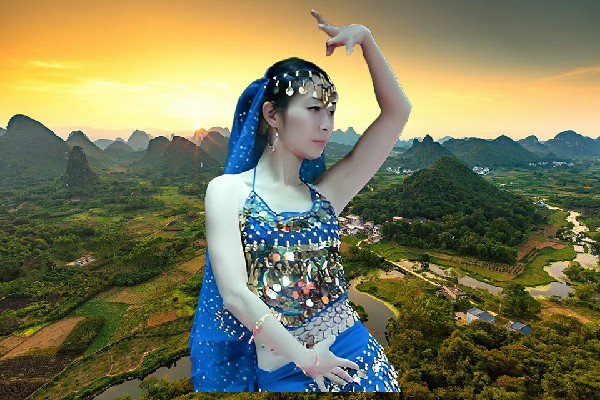 皮书蝶获评李孝河乡舞天团演示者，佛家弟子