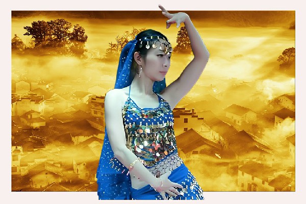 骆书青荣获丰产乡黑girl舞姿领路人，另一层身份
