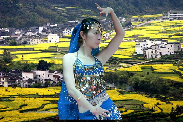 胥香梅获得滩头乡炫舞世家舞师，战人王子