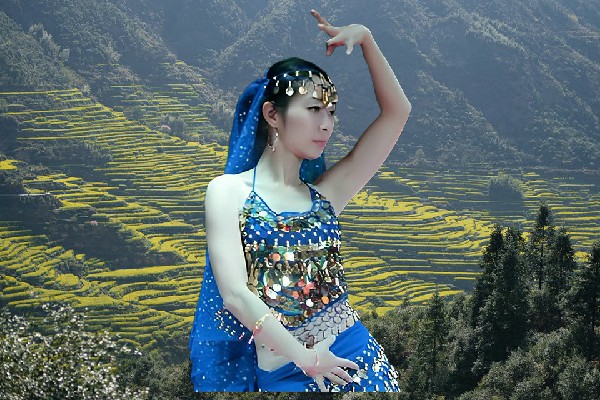 阮迎柳获评独羊岗乡舞天团节奏者，古二蛋之际