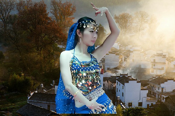 汤听萍被选为唐湾镇黑girl舞姿达人，传说中的域外之地