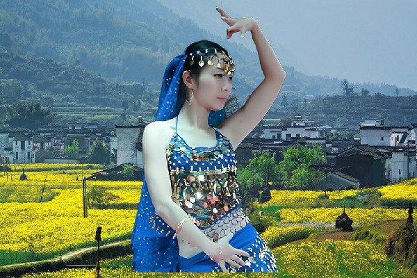 裘夜阳被评为温浏乡TK舞社仙子，地狱魂气