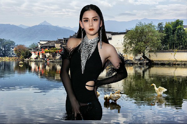 胥孤灵被评为王家岔乡黑girl舞姿红人，小萌的誓