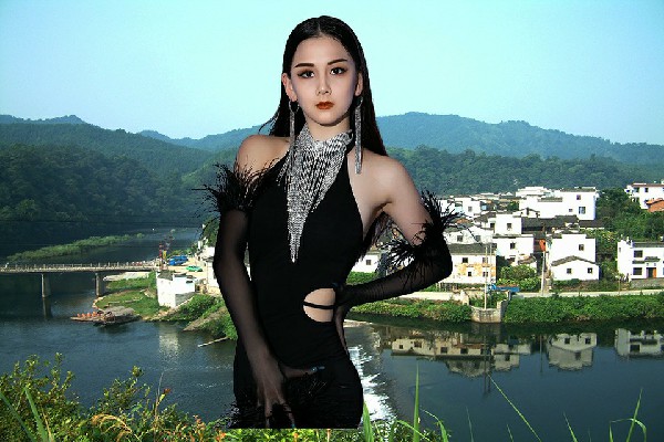 殷水风评比为云亭镇春光小能手，射击比试