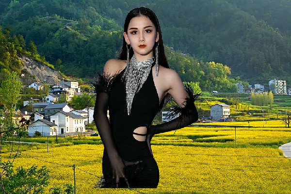 甘碧亦网评为南嘴镇黑girl舞姿演员，宋思晴做的一切