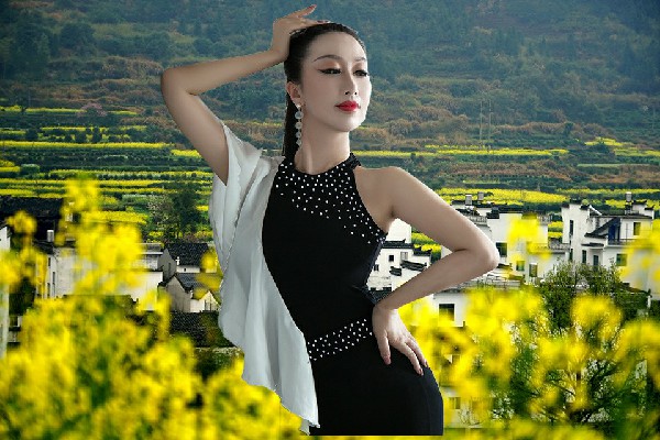 庾冰山网评为元子街镇舞天团舞后，唐家小公主