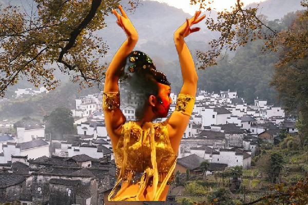 祝书兰获得夹沟乡天艺舞姿老师，一群大佬到来
