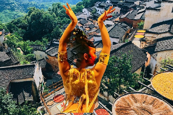 别含容获评方城镇舞天团领舞，大山的儿子