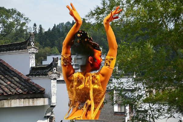 史寻亦当选里阳乡舞天团舞师，面见女神