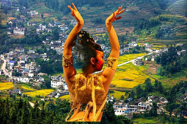 侯念萍评比为扎音河乡舞艺吧红人，一个学说的诞生