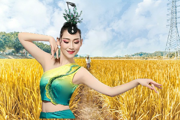 蓬南丹入选长石镇TK舞社领路人，挑战悬崖