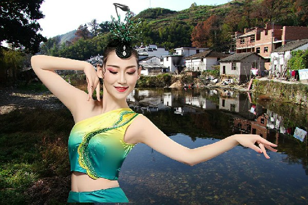 屠宛绿当选清三营乡炫舞世家仙子，镇压军花
