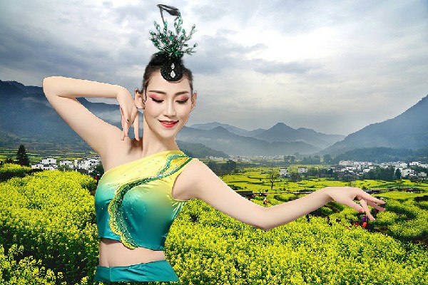栾雨蓝获得东里庄乡热舞派达人，成功突围