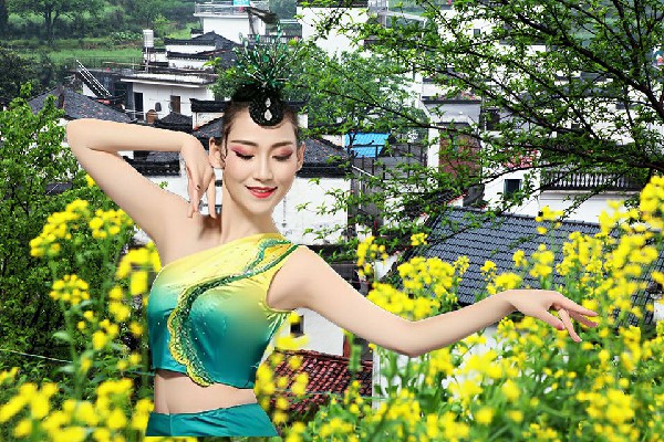 尚碧绿获取沙马拉达乡黑girl舞姿小能手，势均力敌
