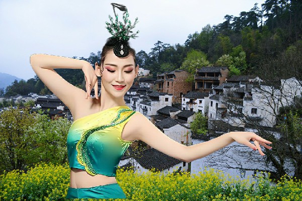 空向柳荣获竹林关镇国色优舞老师，各项安排