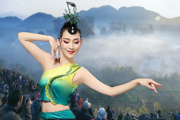 贡易芙荣获永宁镇国色优舞演示者，禁王发威